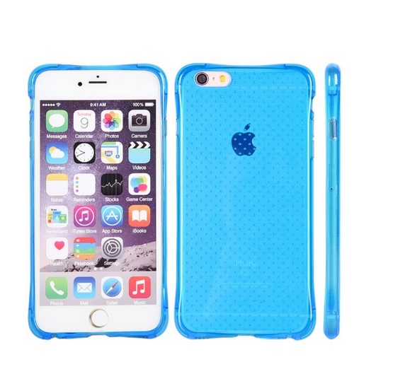 Apple iPhone 6 6s Crystal Atom Lite Anti-Shock TPU Case Blue